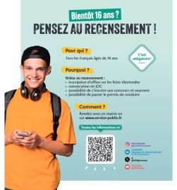 Bientôt 16 ans ? Pensez au recensement !!!!