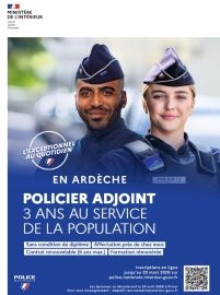 Campagne exceptionnelle de recrutement de policiers adjoints