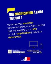 Déclaration modification